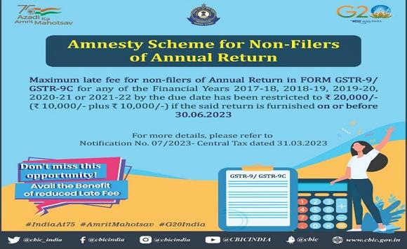 Amnesty scheme for non filers of annual returns